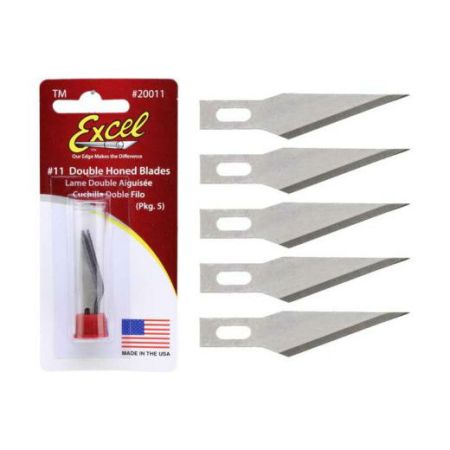 Excel Lame tagliabalsa N.11 punta acuta 5pz - 20011
